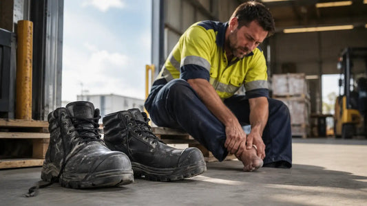 The Hidden Cost of Heavy Safety Shoes: Fatigue, Pain, and Lost Energy