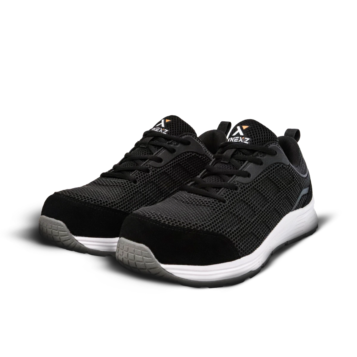 Xnexz PulseX safety trainer side profile, breathable mesh upper